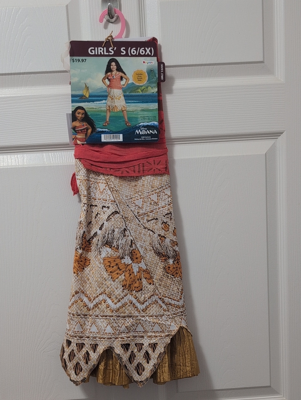 Disney Moana Costume Dress Only NWT